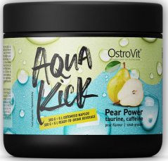 OstroVit Aqua Kick Pear Power 300 g, kofein, taurin ENERGIE, REGENERACE
