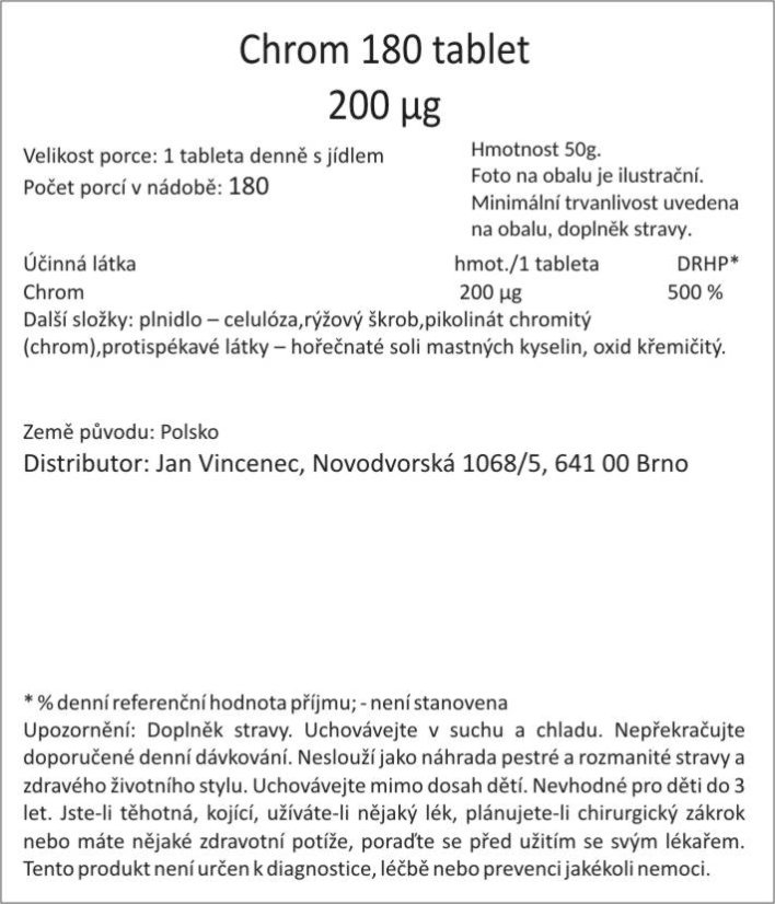 Chrom 180 tablet