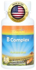 B-komplex, plus rýžové otruby, 60 tablet