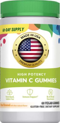 Vitamín C gumový 125mg, 60 gumáků, pro děti i dospělé