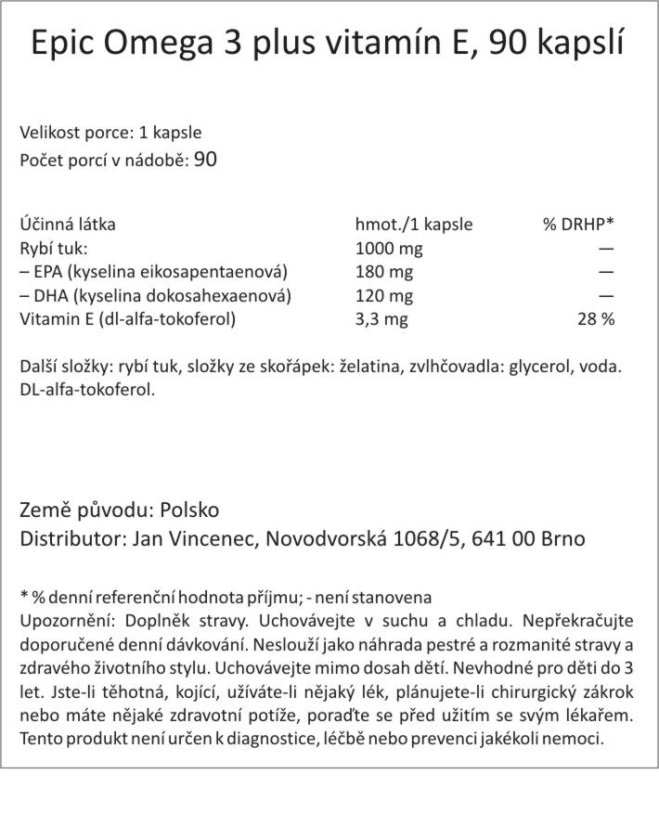 Epic Omega 3