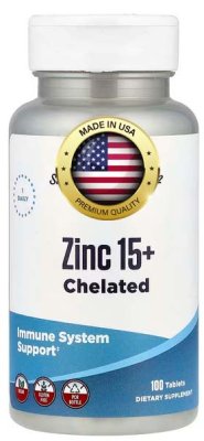 Zinek chelát 15mg, 100 tablet